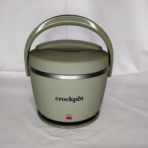 Crock-Pot Portable Electric 20-Ounce Food Warmer TESTED WORKS Moonshine Green
